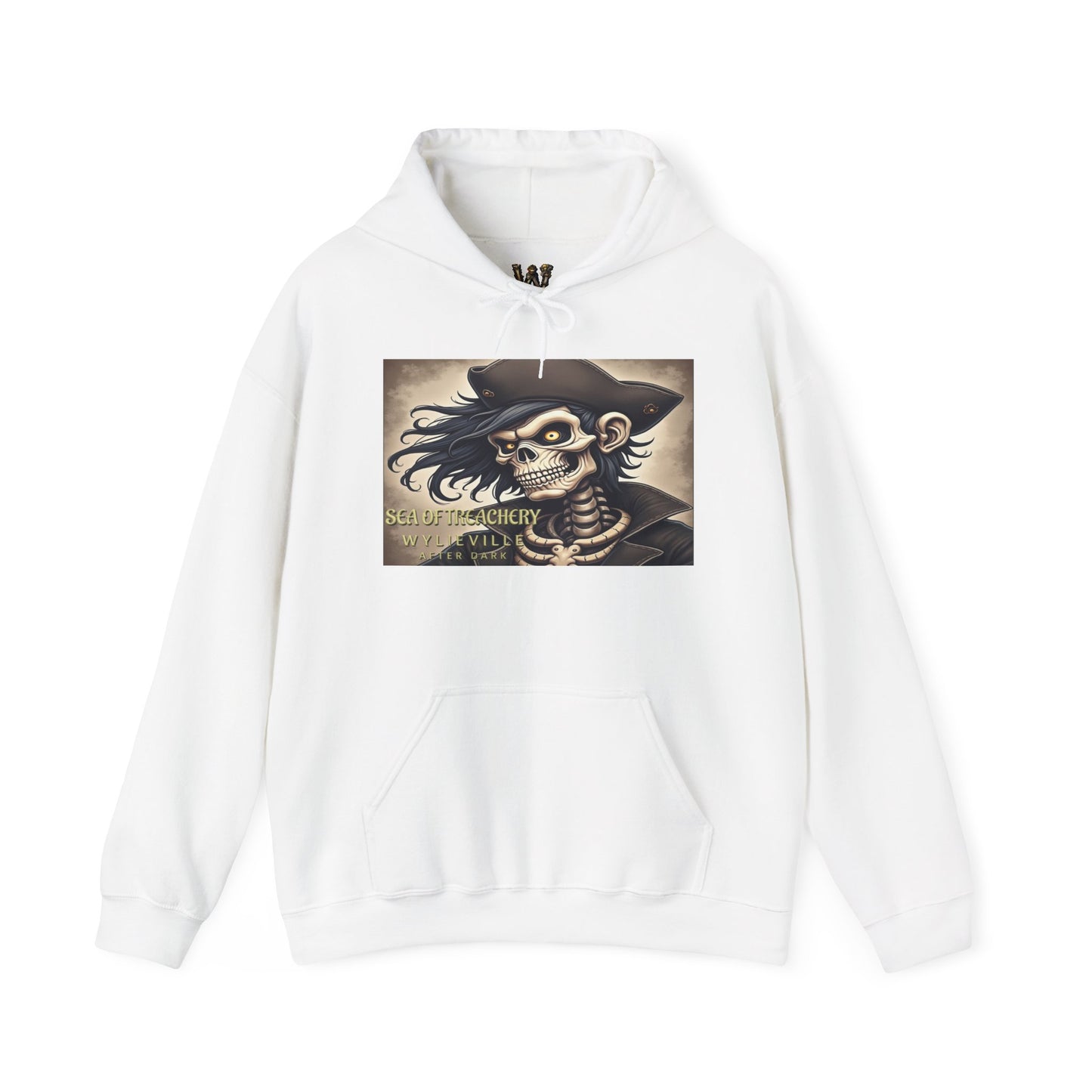 Wylieville After Dark: Sea of Treachery Unisex Illustration II Hooded Sweatshirt