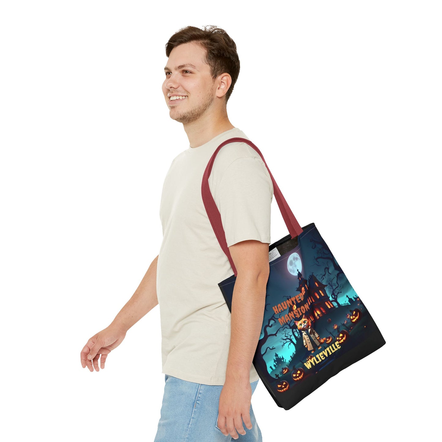 Wylieville: Haunted Mansion Tote Bag