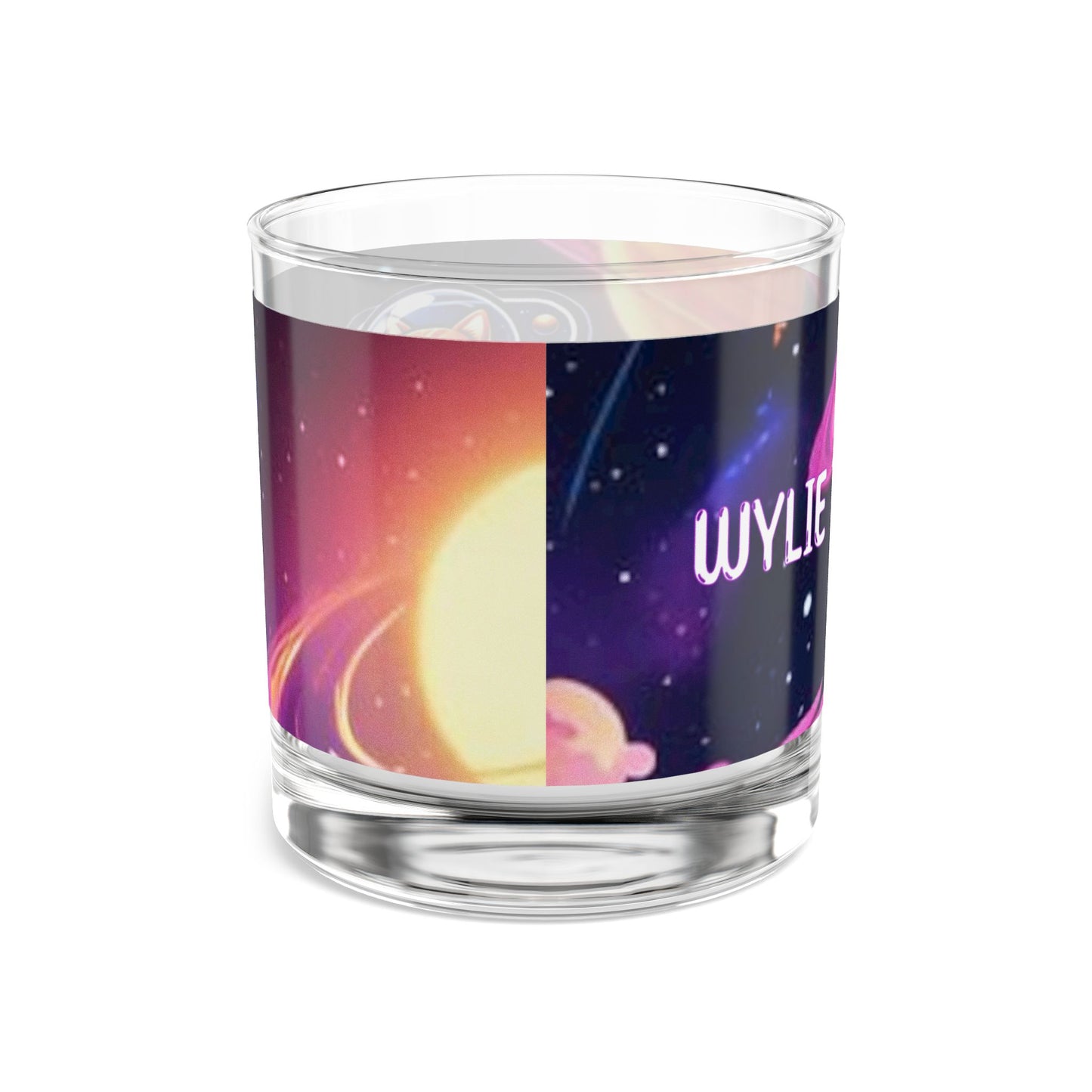 Wylie Tunes Space 1 Rocks Glass, 10oz