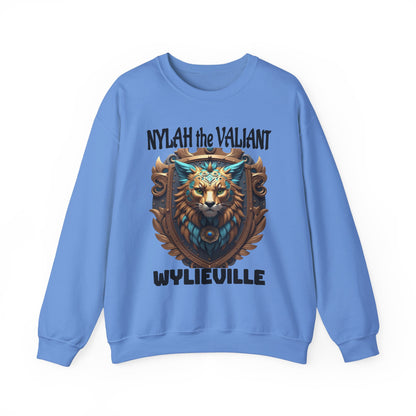 Wylieville After Dark: Nylah the Valiant  Heavy Blend Crewneck Sweatshirt