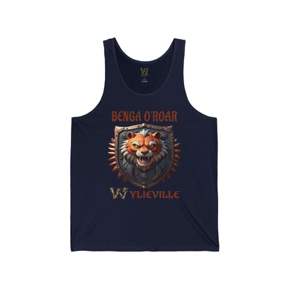 Wylieville After Dark: Benga O'Roar Unisex Jersey Tank