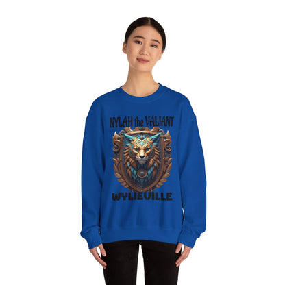 Wylieville After Dark: Nylah the Valiant  Heavy Blend Crewneck Sweatshirt