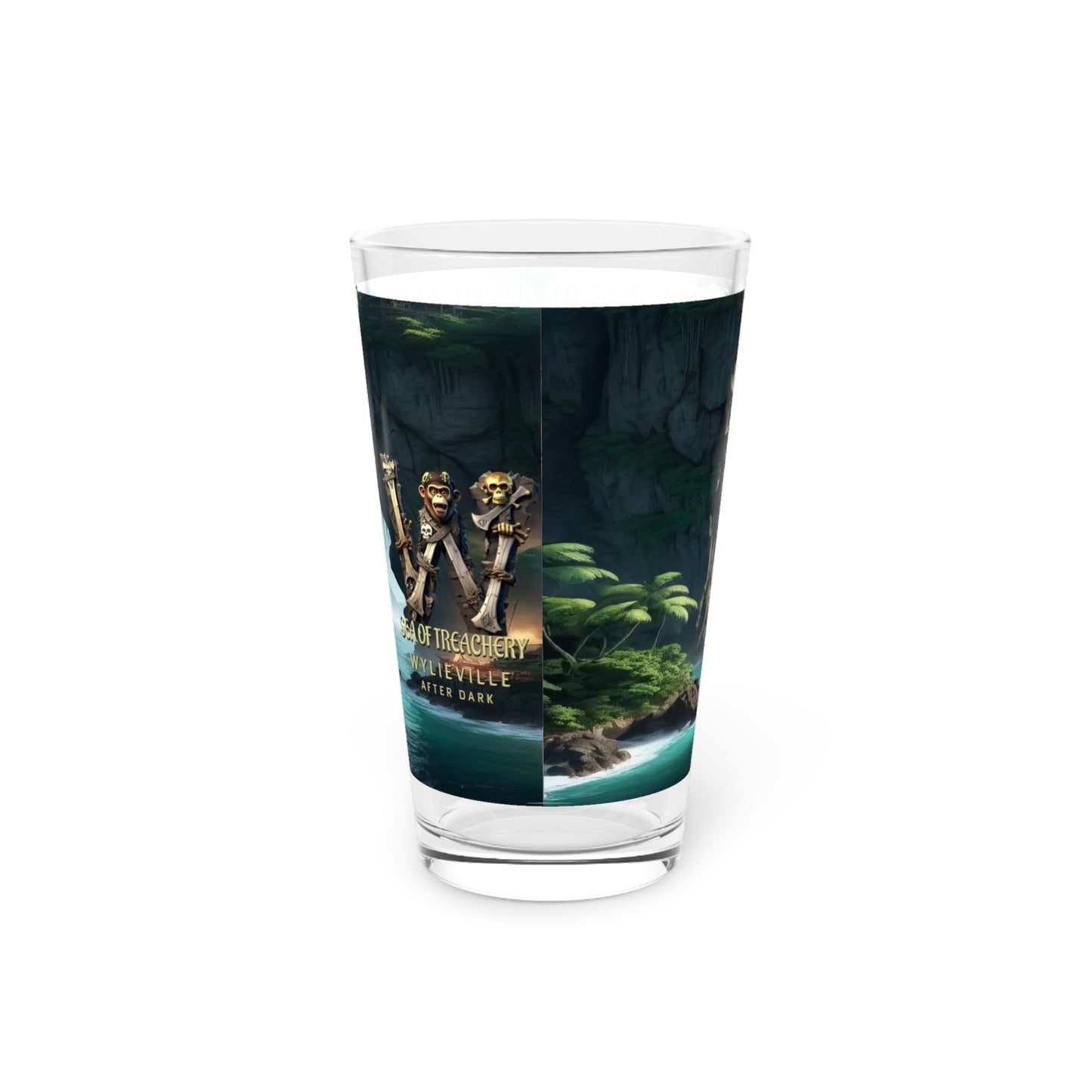 Wylieville After Dark: Counselor Arywallex Pint Glass, 16oz