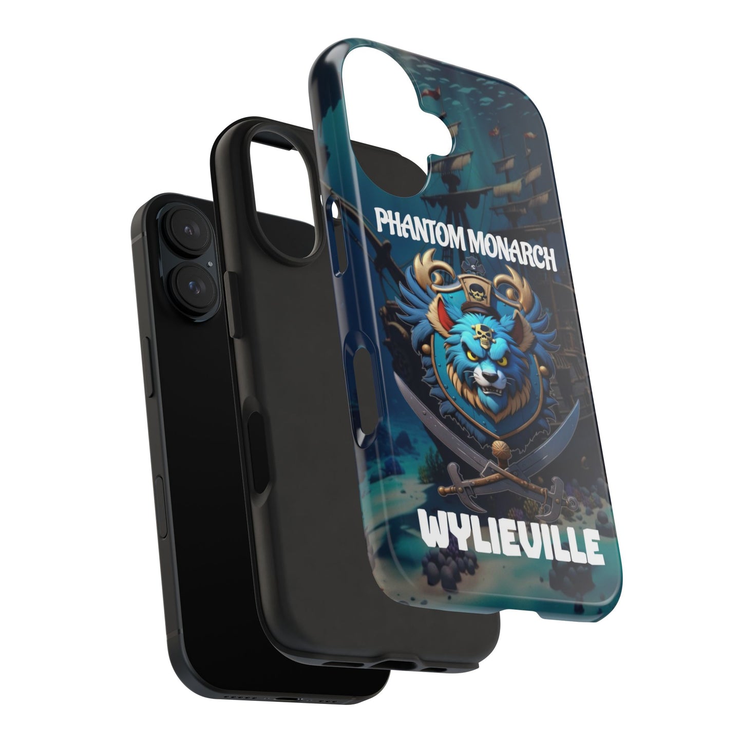 Wylieville After Dark: Phantom Monarch Tough iPhone 16 Case