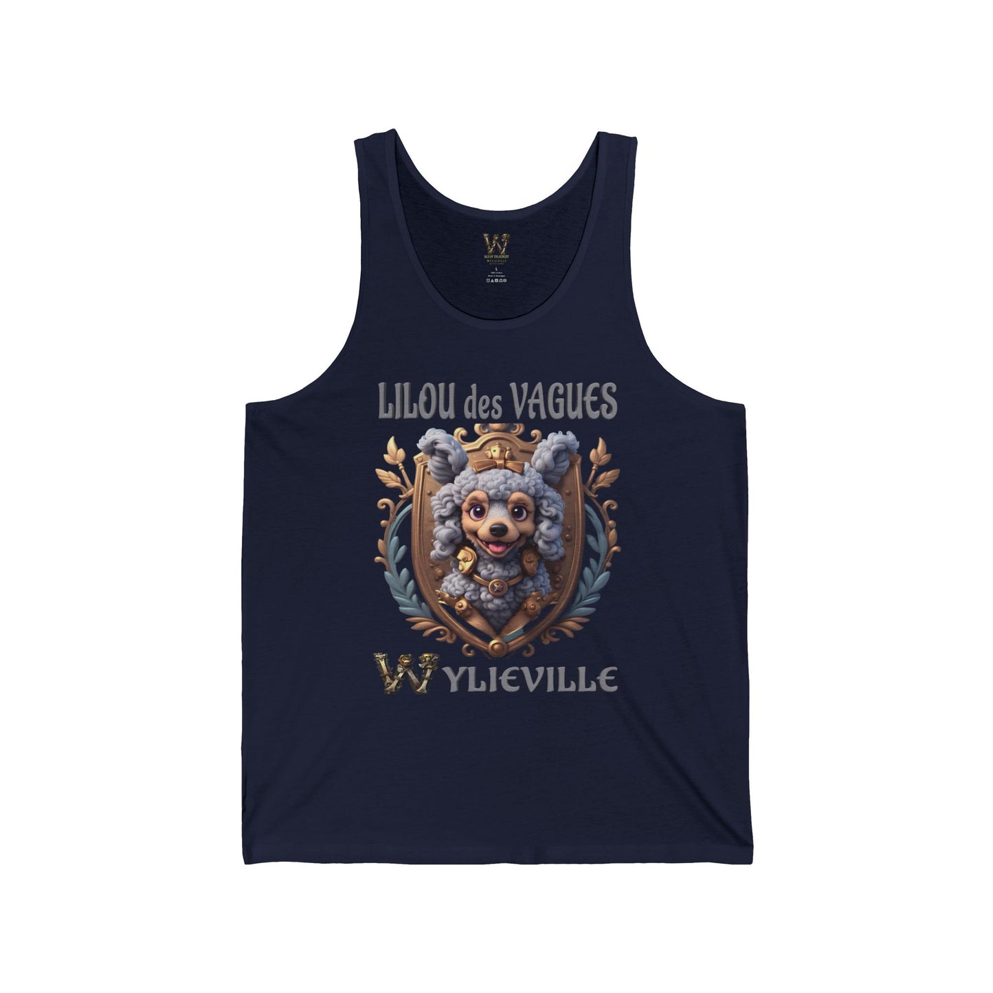 Wylieville After Dark: Lilou des Vagues Unisex Jersey Tank