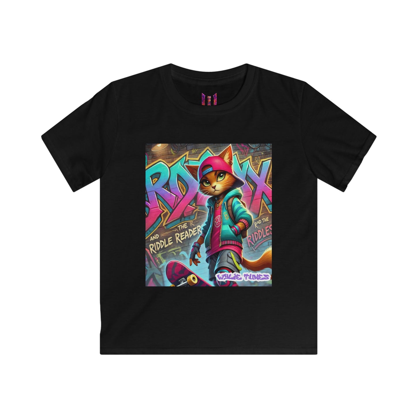 Wylie Tunes: Roxy's Riddles  Graffik Youth Softstyle Tee