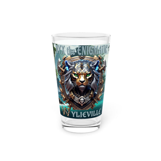 Wylieville After Dark: NYX the ENIGMATIC Pint Glass, 16oz