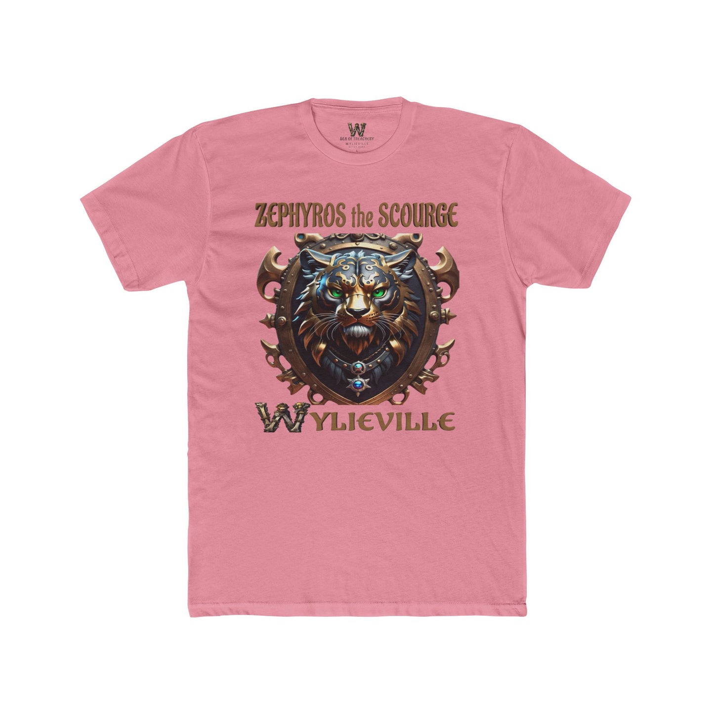 Wylieville After Dark: Zephyros the Scourge Unisex Cotton Crew Tee