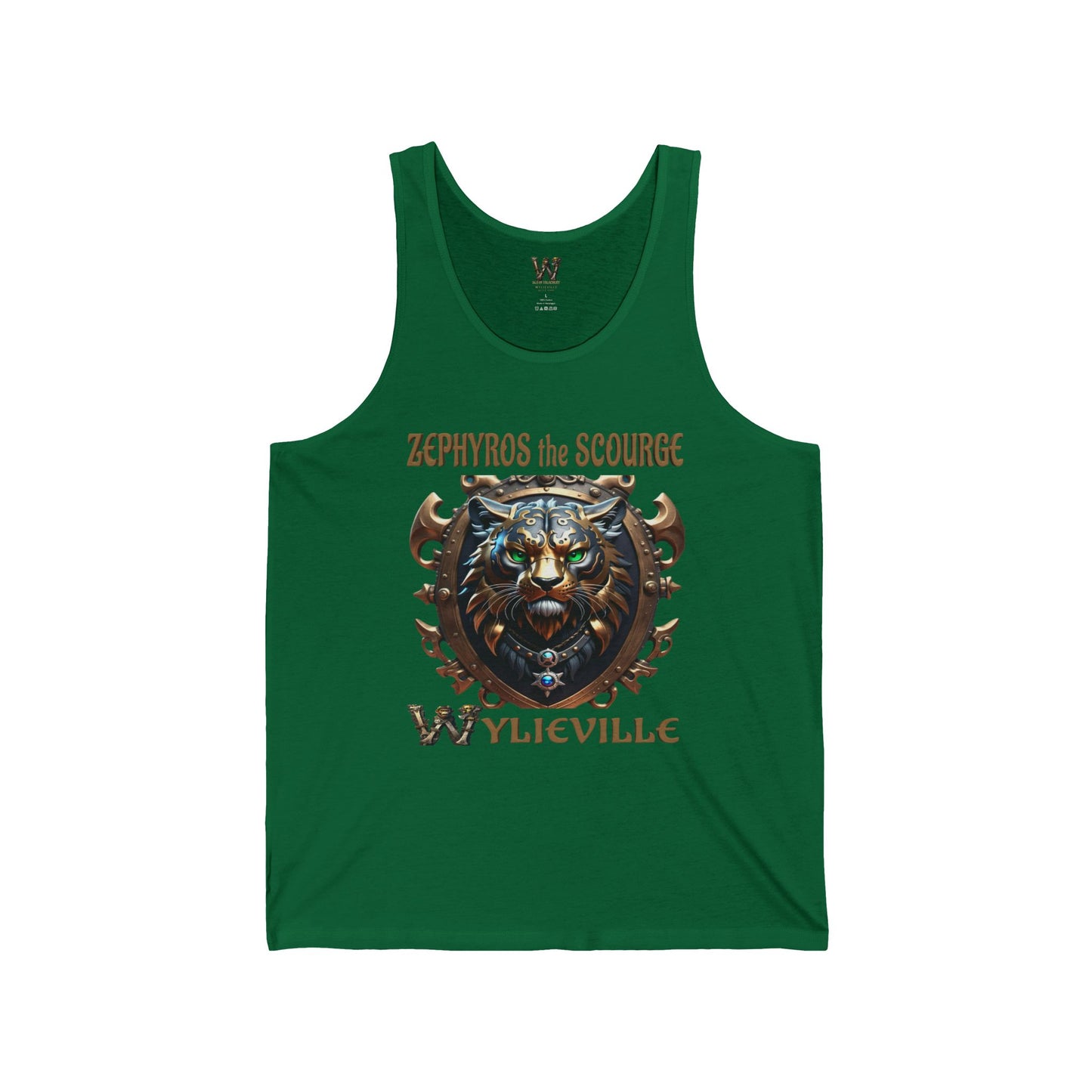 Wylieville After Dark: Zephyros the Scourge Unisex Jersey Tank