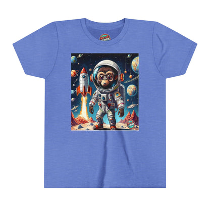 Wylie Tunes: Rocket Illustration Youth Short Sleeve Tee