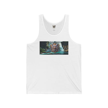 Wylieville After Dark: Lilou des Vagues Day Cove Unisex Jersey Tank