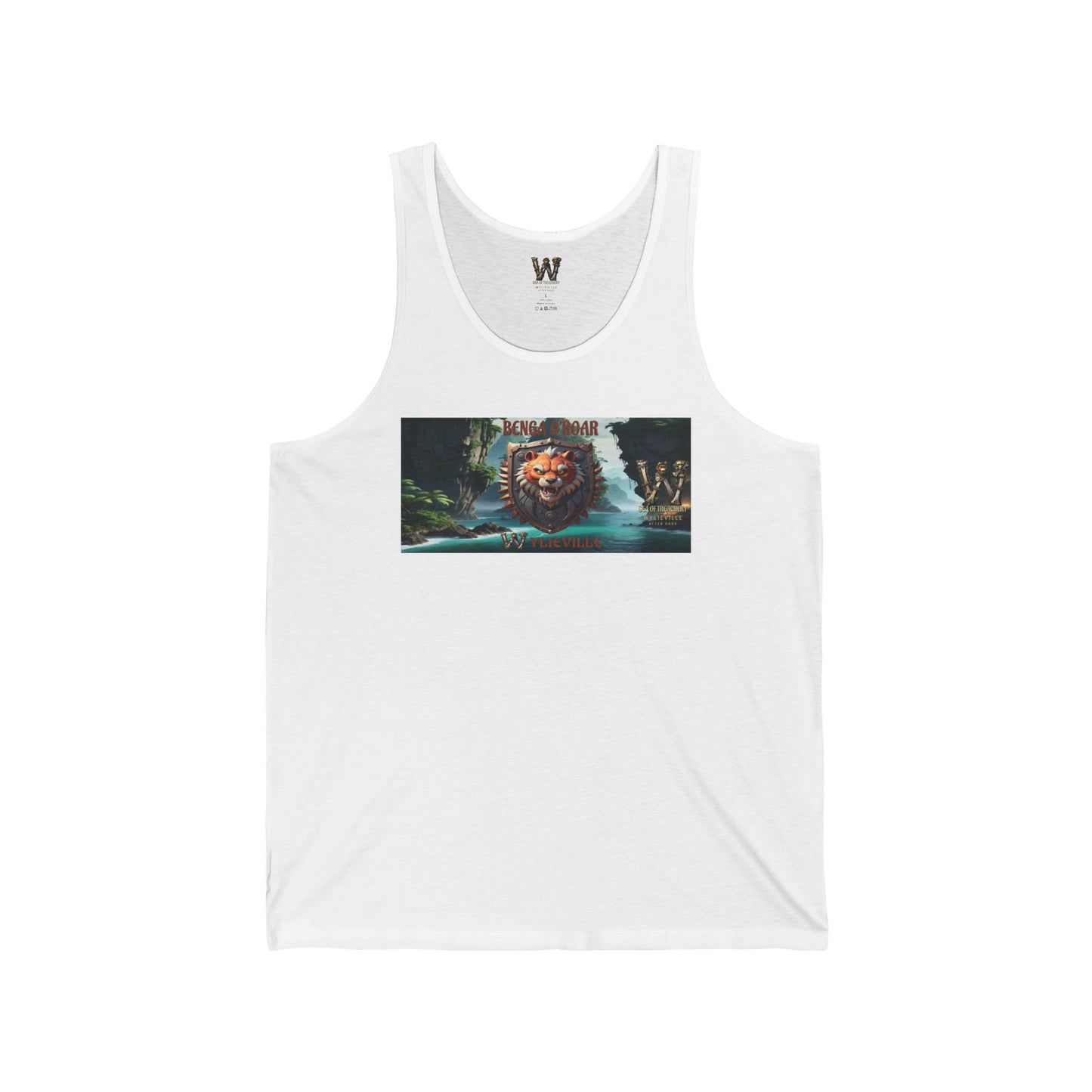 Wylieville After Dark: Benga O'Roar Day Cove Unisex Jersey Tank