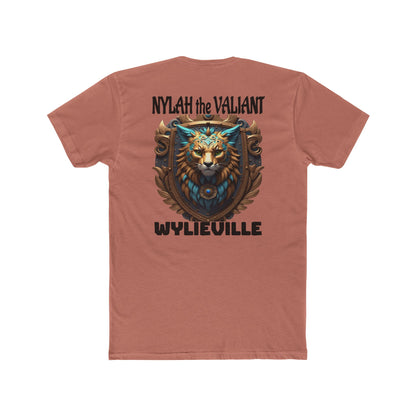 Wylieville After Dark: Sea of Treachery Nylah's the Valiant  Unisex Cotton Crew Tee