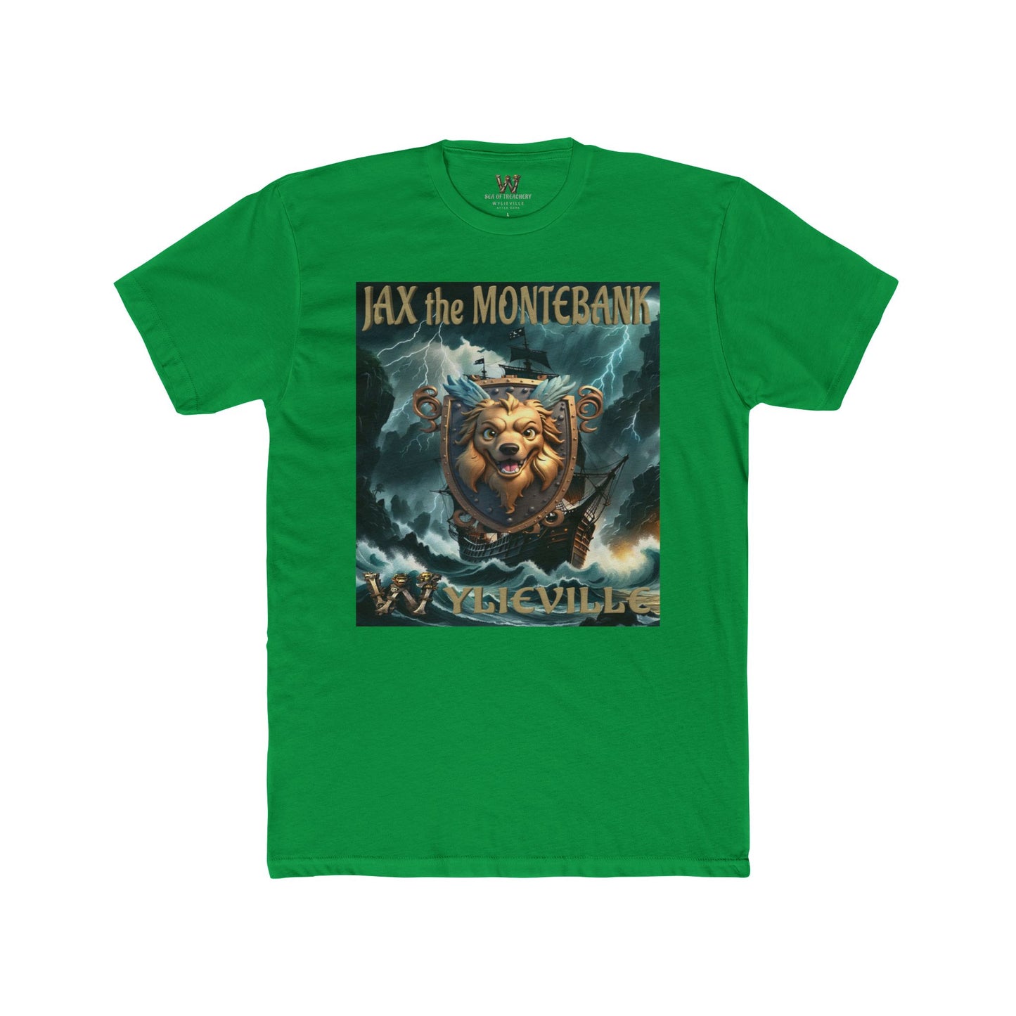 Wylieville After Dark: Jax the MonteBank Cove Cotton Crew Tee