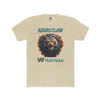 Wylieville After Dark: AzureClaw Unisex Cotton Crew Tee