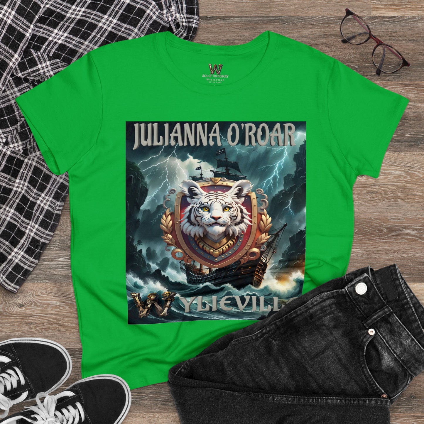 Wylieville After Dark: Julianna O'Roar Cove Midweight Cotton Tee