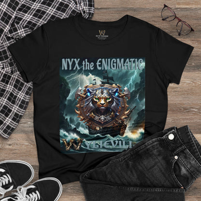 Wylieville After Dark: Nyx the Enigmatic Cove Midweight Cotton Tee