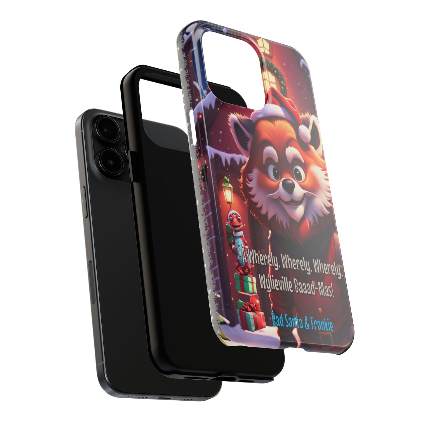 Wylieville: Bad Santa - Baaad - Mas! Tough iPhone 15 Pro Max Case