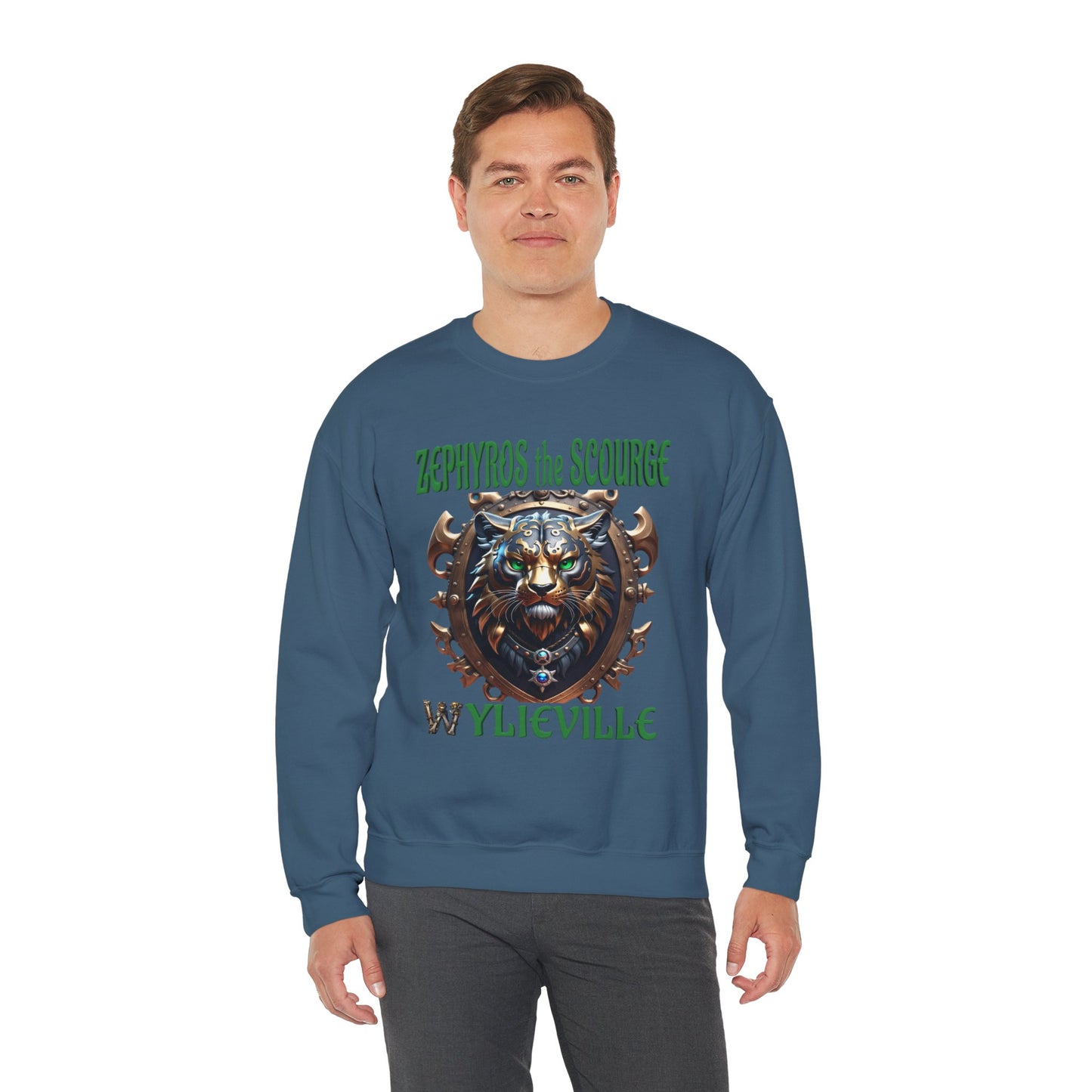 Wylieville After Dark: Sea of Treachery Zyphyros Heavy Blend Crewneck Sweatshirt