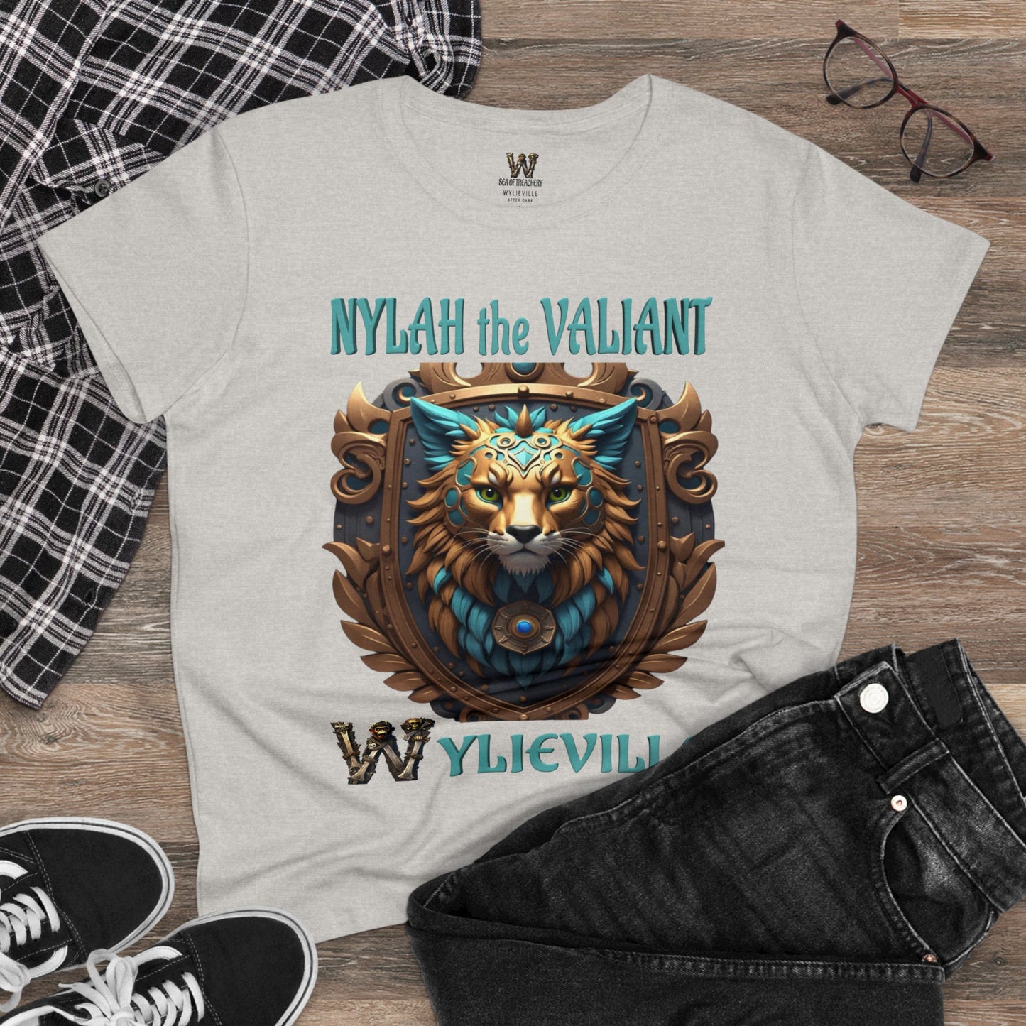 Wylieville After Dark: Nylah the Valiant Midweight Cotton Tee