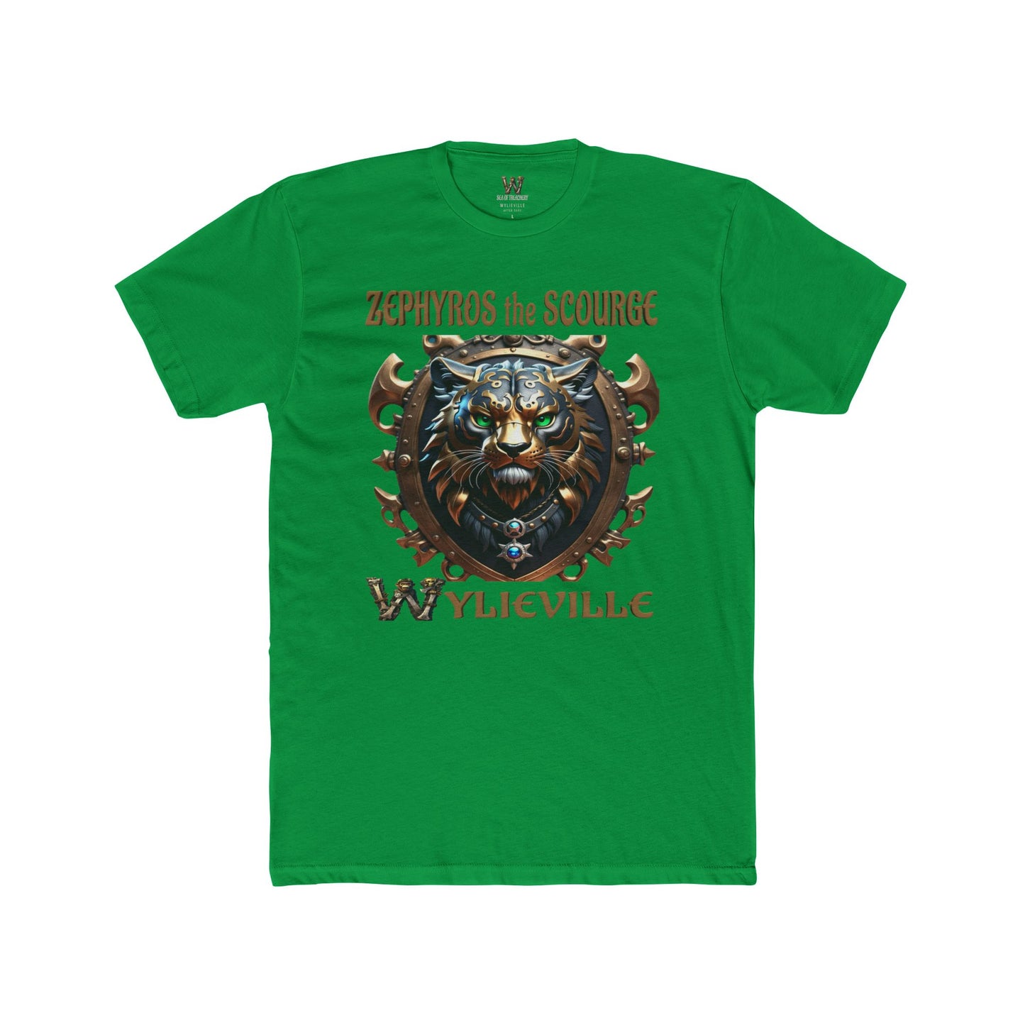 Wylieville After Dark: Zephyros the Scourge Unisex Cotton Crew Tee