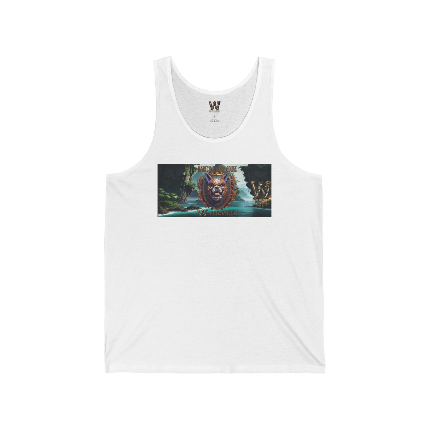 Wylieville After Dark: Maréchal Boull ODuke Day Cove Unisex Jersey Tank