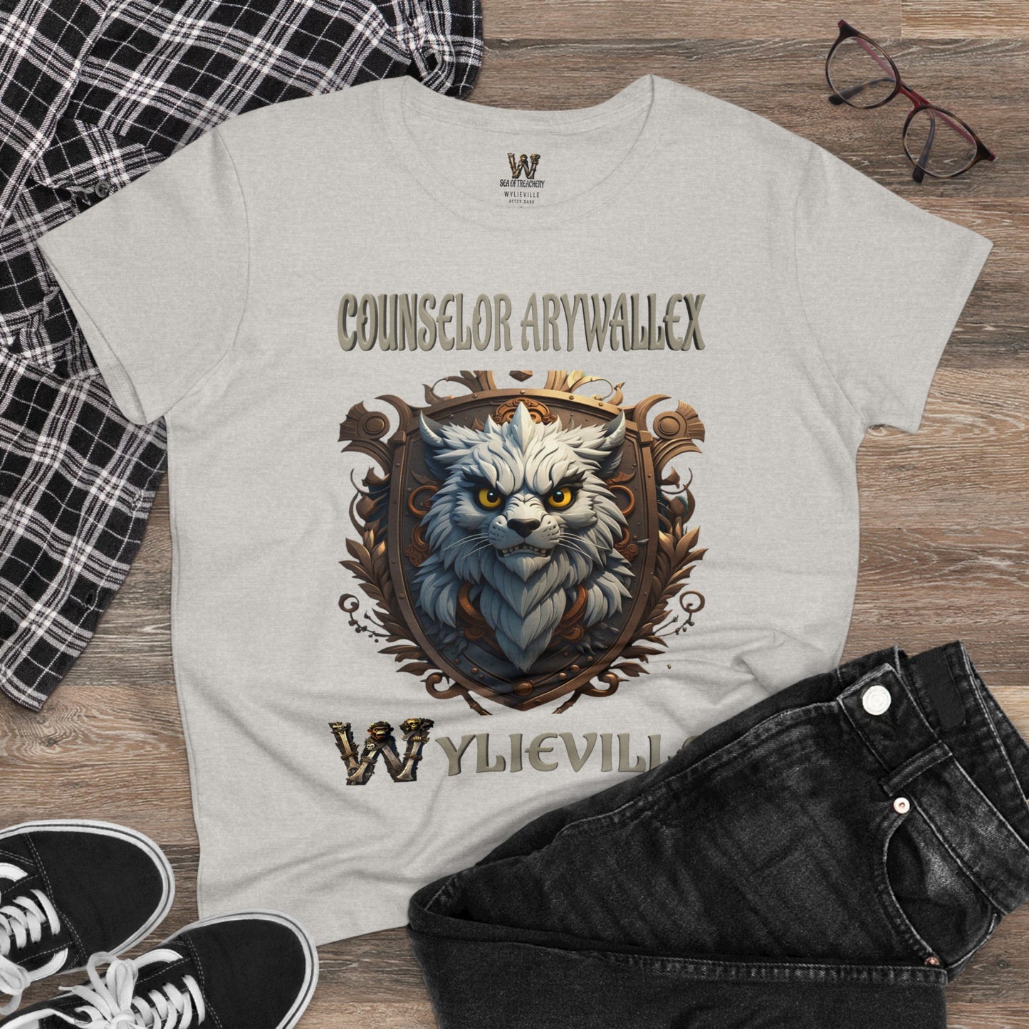 Wylieville After Dark: Counselor Arywallex Midweight Cotton Tee