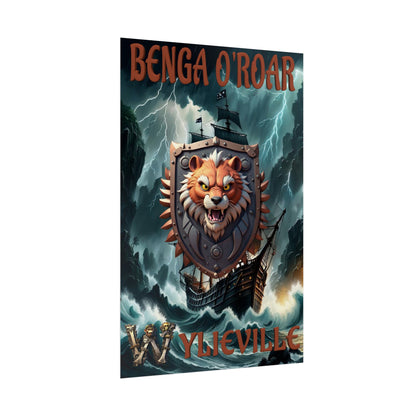 Wylieville After Dark: Sea of Treachery Benga’s Rolled Poster