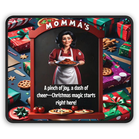 Wylieville: Momma Cannoli's Pinch of Christmas Gaming Mouse Pad