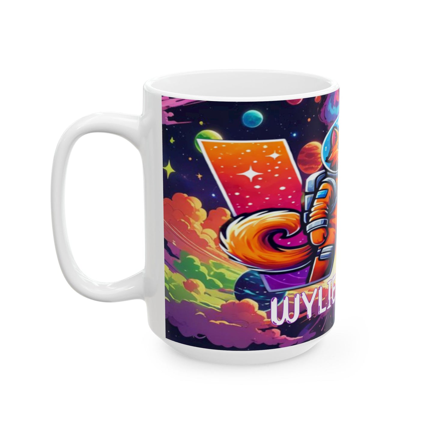 Wylie Tunes: Space 2 Ceramic Mug, (15oz)