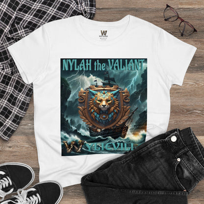 Wylieville After Dark: Nylah the Valiant Cove Midweight Cotton Tee