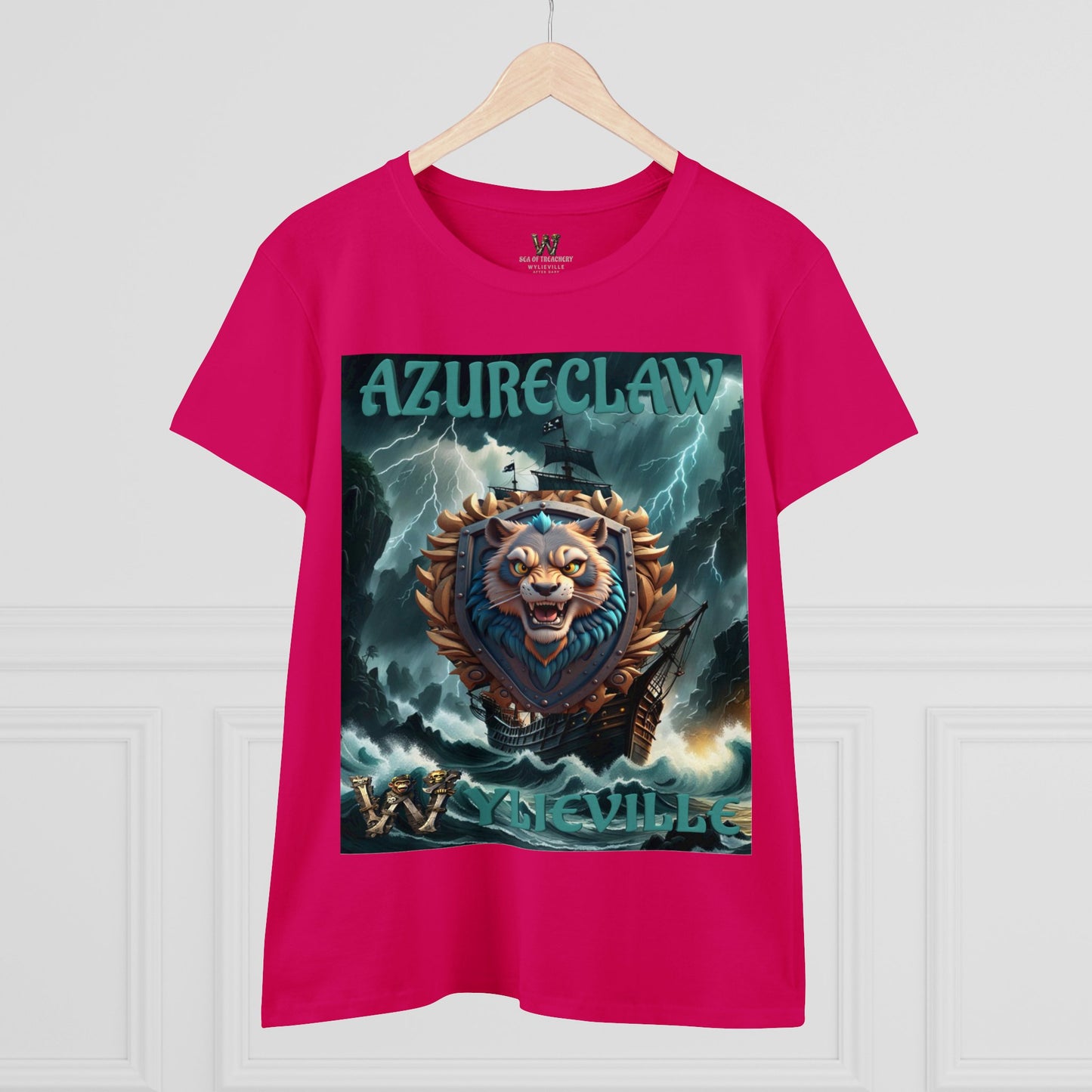 Wylieville After Dark: AzureClaw Cove Midweight Cotton Tee