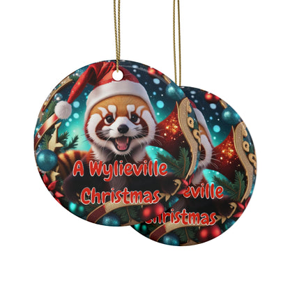 A Wylieville Christmas #2 - Ceramic Ornaments (1pcs, 5pcs, 10pcs, 20pcs)