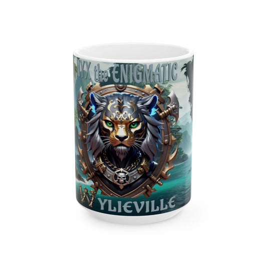 Wylieville After Dark: NYX the Enigmatic Ceramic Mug, (15oz)