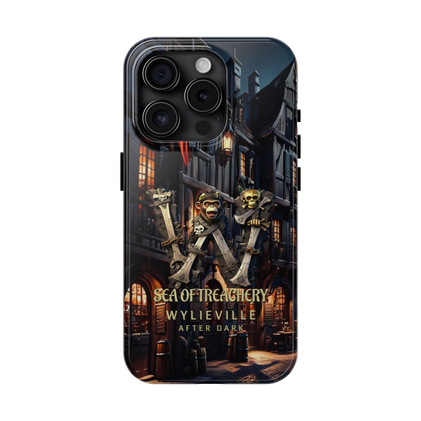 Wylieville After Dark: Sea of Treachery Tough iPhone 15 Pro Case