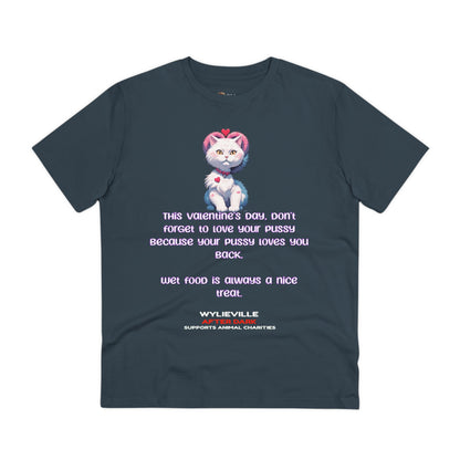 Wylieville After Dark: Valentine's Day Organic Creator T-shirt - EU Size Unisex