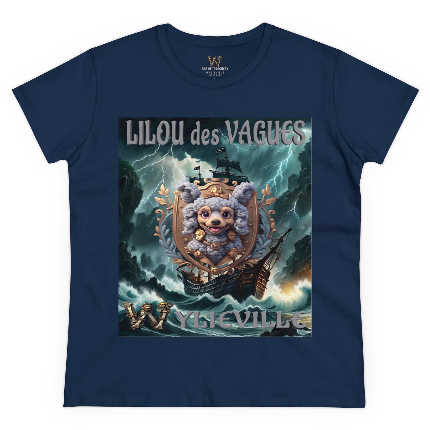 Wylieville After Dark: Lilou des Vagues Cove Midweight Cotton Tee