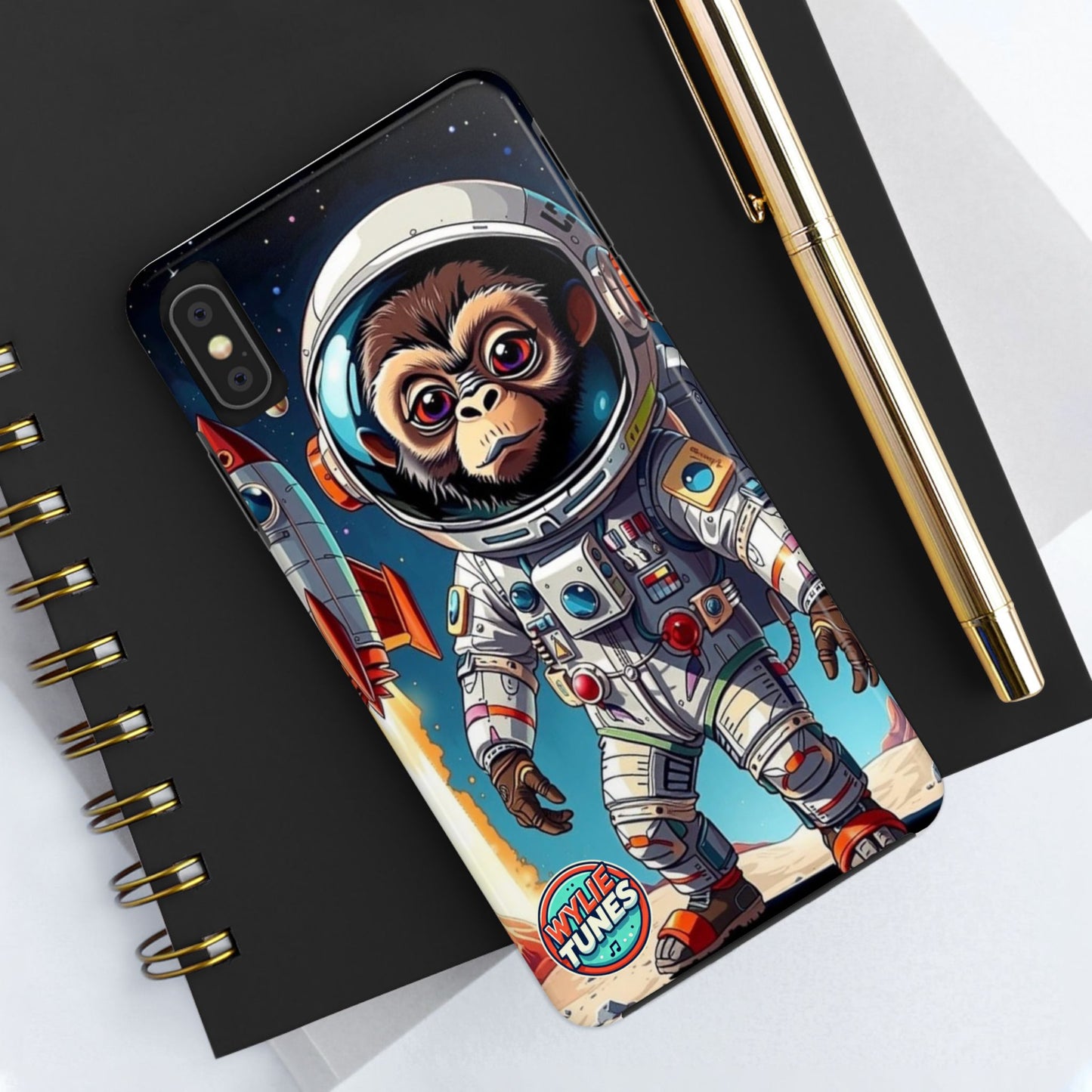 Wylie Tunes: Rocket Illustration Tough iPhone XS Max Case