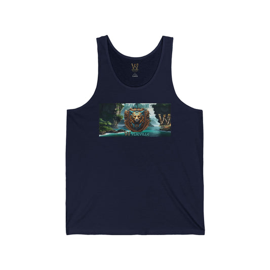 Wylieville After Dark: Nylah the Valiant Day Cove Unisex Jersey Tank