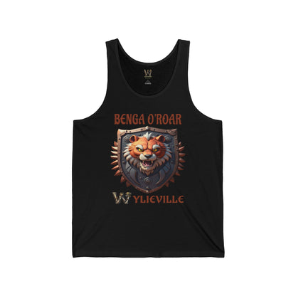 Wylieville After Dark: Benga O'Roar Unisex Jersey Tank