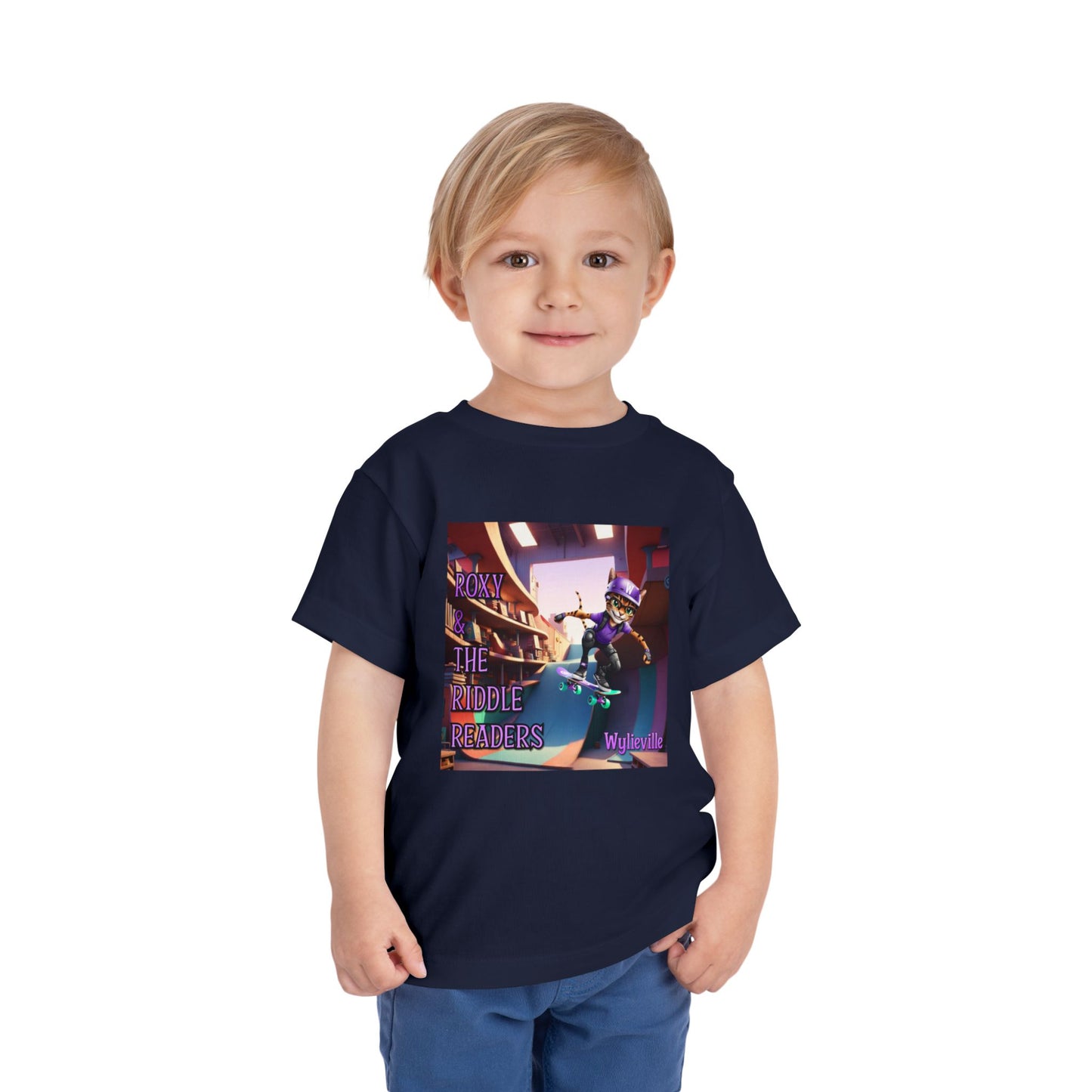 Wylieville: Roxy & The Riddle Readers Toddler Short Sleeve Tee