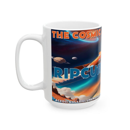 Wylieville: The Cosmic Adventures of RipCurl Rocket  Ceramic Mug, (15oz)