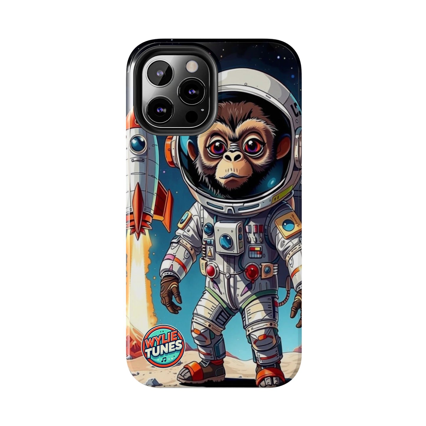 Wylie Tunes: Rocket Illustration Tough iPhone 12 Pro Max Case