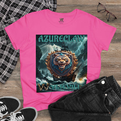 Wylieville After Dark: AzureClaw Cove Midweight Cotton Tee