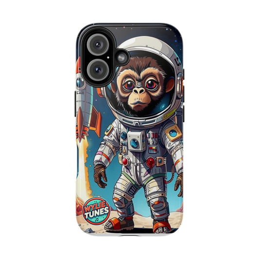 Wylie Tunes: Rocket Illustration Tough iPhone 16 Case