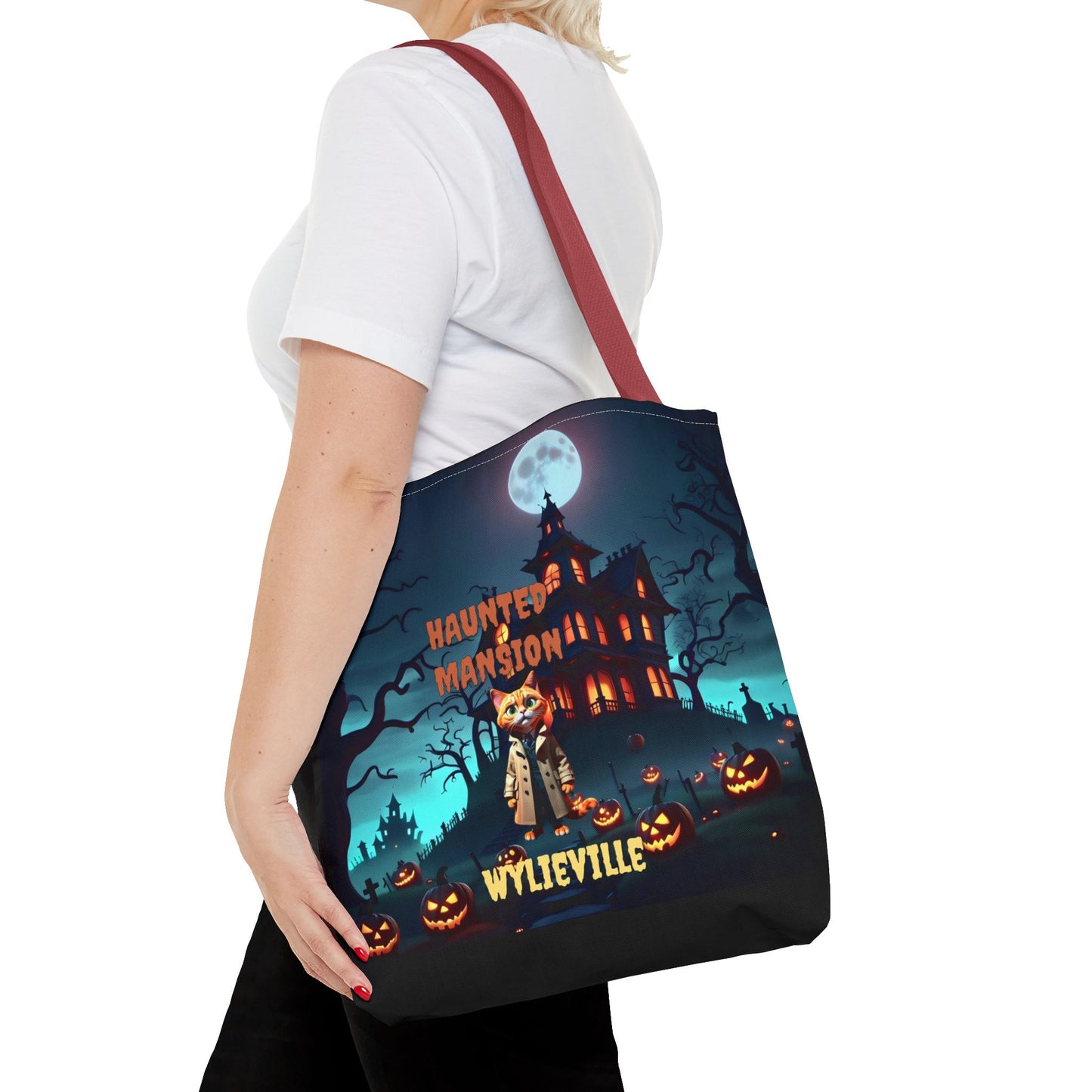 Wylieville: Haunted Mansion Tote Bag