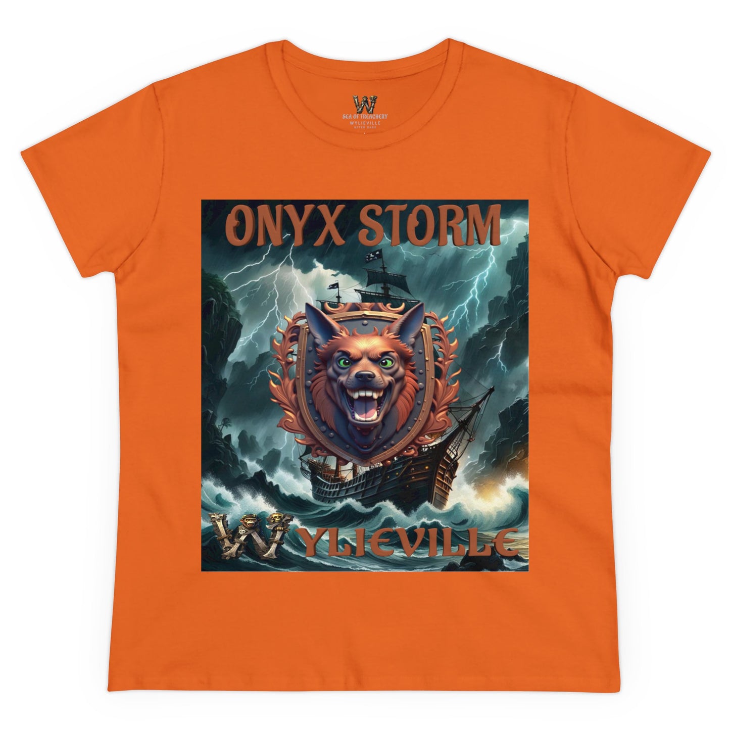 Wylieville After Dark: Onyx Storm Cove Midweight Cotton Tee