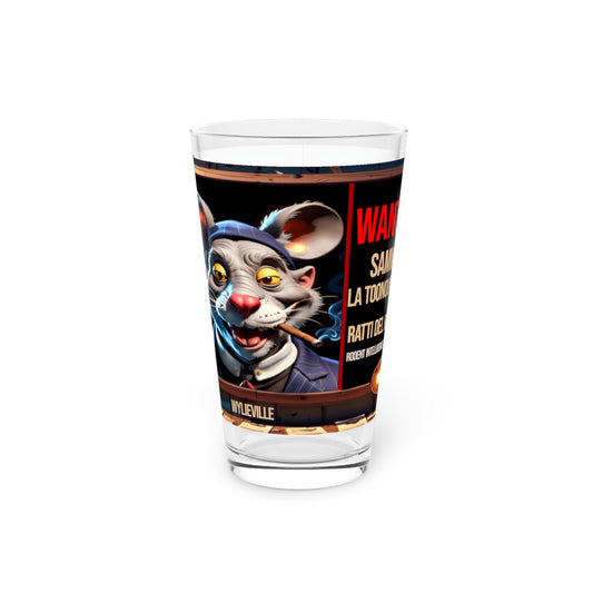 Wylieville After Dark: Sammy La Toonountant Pint Glass, 16oz