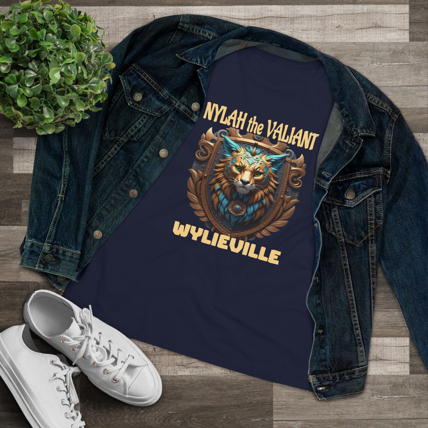 Wylieville After Dark: Nylah Women's Cotton Tee