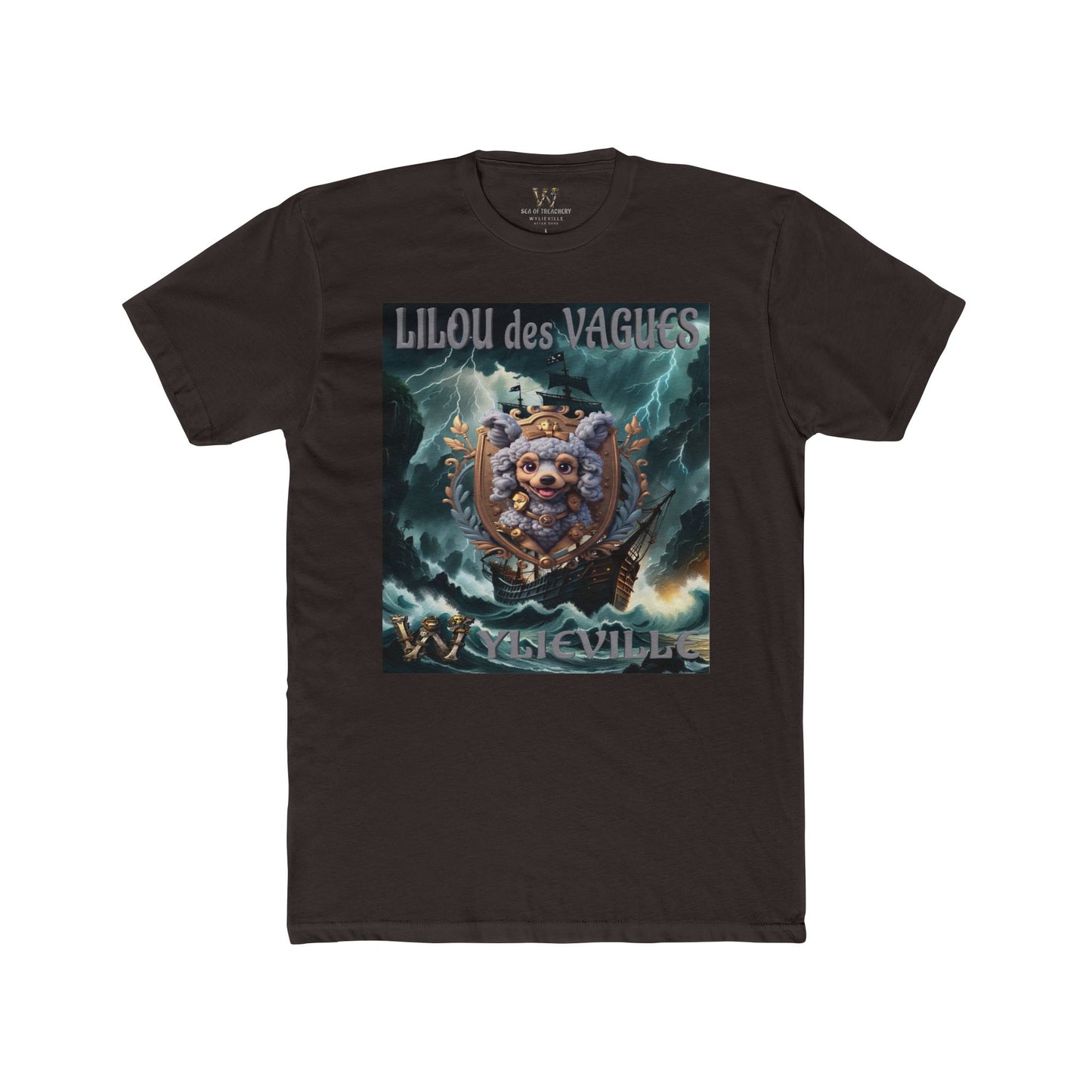 Wylieville After Dark: Lilou des Vagues Cove Cotton Crew Tee